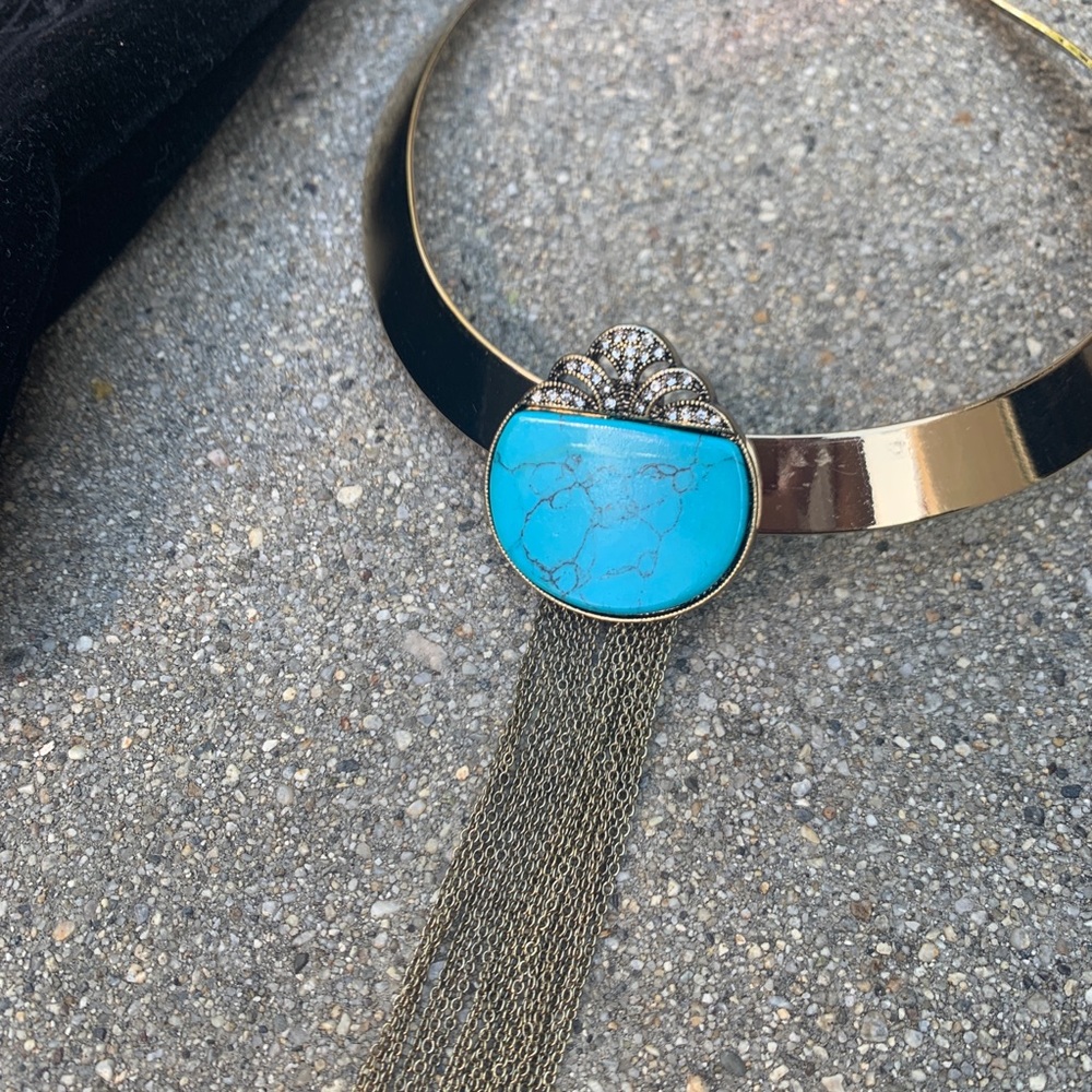 Samantha Wills Silver Turquoise Chain Necklace